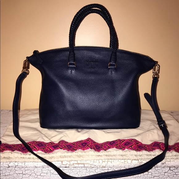 Tory Burch Handbags - 💙NWT Tory Burch Taylor Satchel Navy